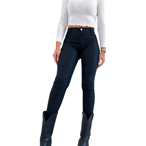 Pantalon Bengalina Corte Jean Chupin Mujer Envio