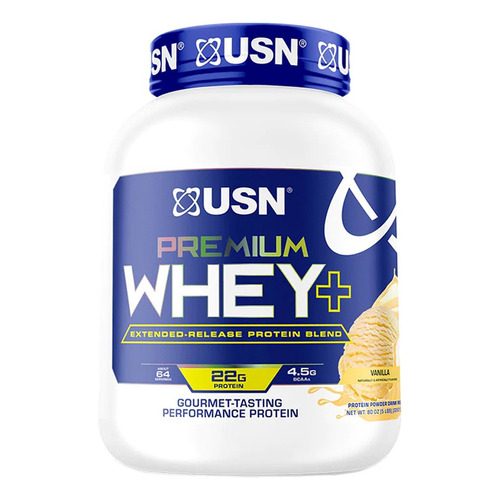 Usn Premium Whey + Proteína 5 Lb Vanilla