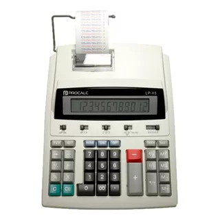 Calculadora De Impressão Procalc Lp45 12 Dígitos Bivolt Cor Branco/gelo