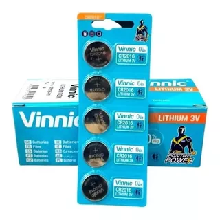 Pilas Cr2016 X50u De Litio 3v 75mah Reales Vinnic