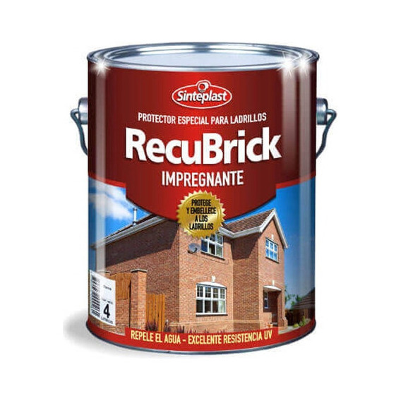 Recubrick Impregnante 4 L Sinteplast Ladrillos Mm