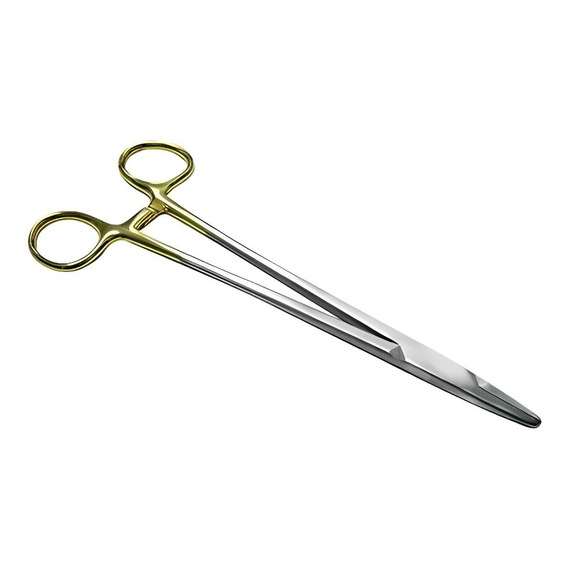 Porta Agujas Mayo Hegar 18cm Gold Médico Hergom Premium Tipo de pinza Recta