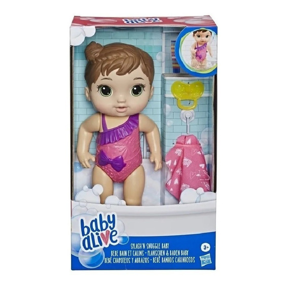 Muñeca Baby Alive Bebé Chapoteos Y Abrazos