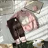 Pink cat suit