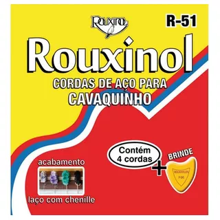 Jogo De Cordas Rouxinol Cavaco C/chenille R51