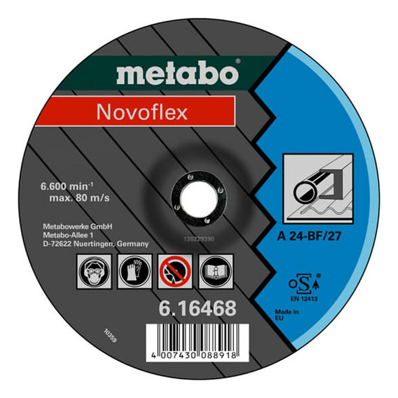 Disco De Desbaste Novoflex Metabo 115 X 6 X 22,23 Mm X25u