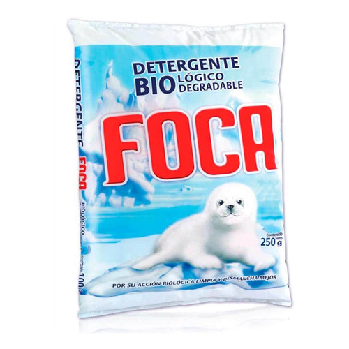 Detergente En Polvo Foca 250g