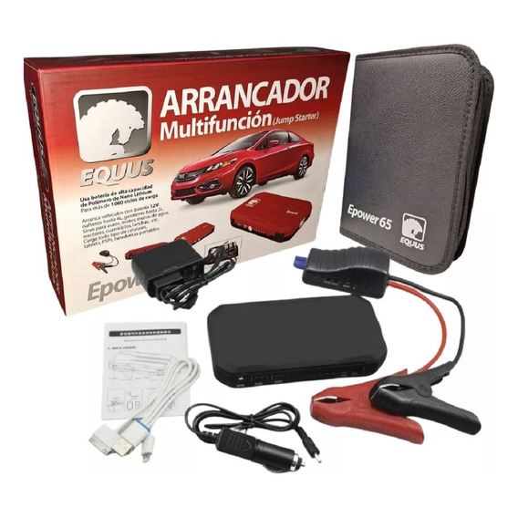 Arrancador Multifuncion P/auto O Celular Equus Epower65  Tyt