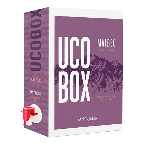 Santa Julia Uco Box Bag in Box x3 litros - Vino Valle de Uco, Mendoza
