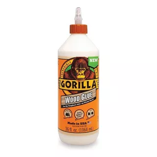 Pegamento Gorilla Wood Glue Para Madera 36 Oz Litro