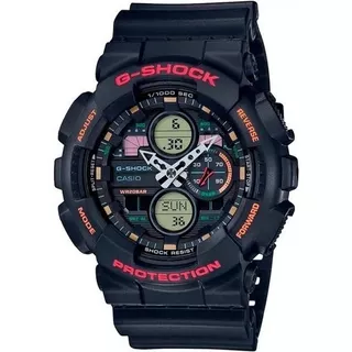 Relógio Casio G-shock Ga-140-1a4dr A Prova D'agua Nf