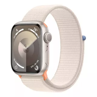 Apple Watch Series 9 Gps  Caja De Aluminio Blanco Estelar De 45 Mm  Correa Loop Deportiva Blanco Estelar