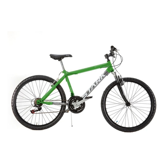 Bicicleta Rodado 26 Stark 6044 Duster Hombre V Brake Acero Color Verde