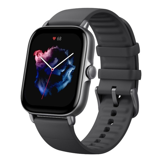 Smartwatch Amazfit Gts 3 Black Alexa Integrado