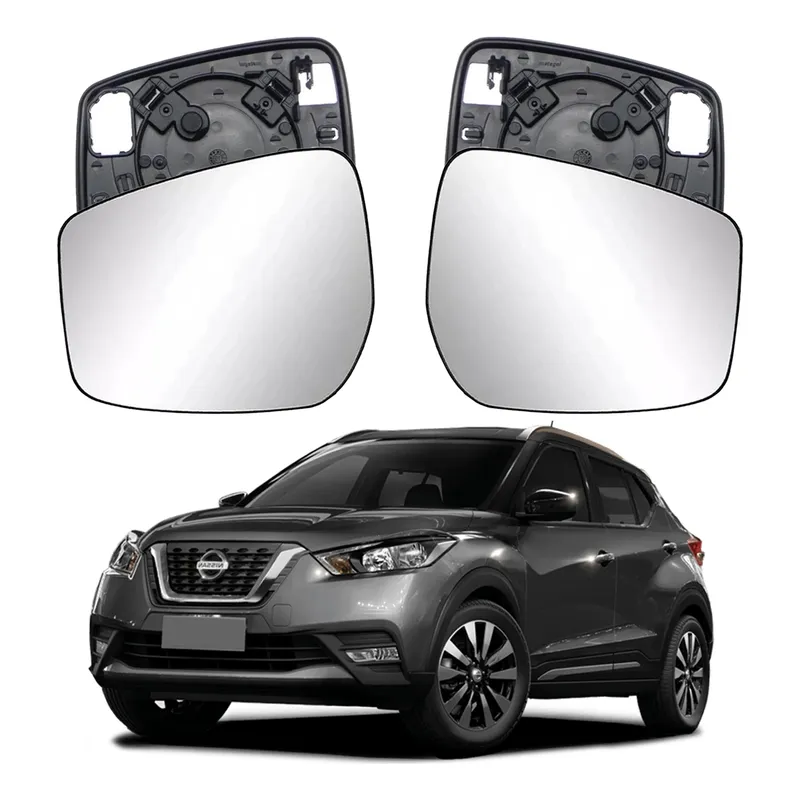 Par Lentes Retrovisor Kicks 1.6 16v 2016 A 2020