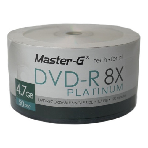Dvd-r Master G 8x C/logo Platinum