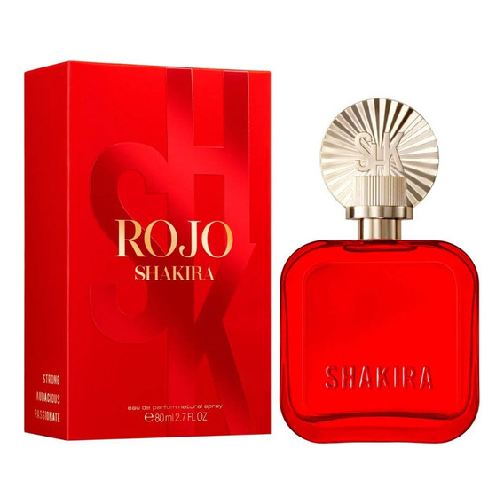 Shakira Rojo Perfume Mujer Eau De Parfum 80ml