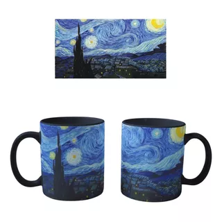 Mug Magico Vaso Obras De Arte  Noche Estrellada  Van Gogh 