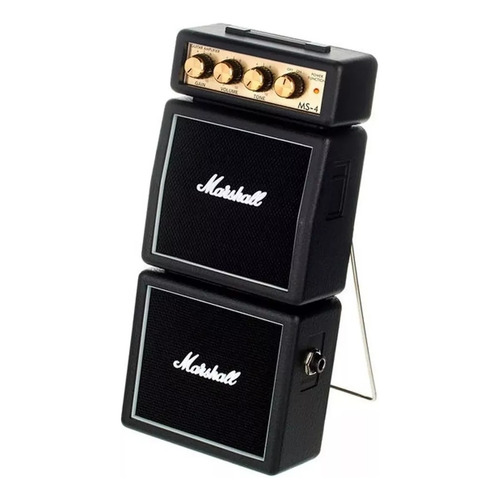 Marshall Ms-4 Amplificador Mini Marshalito Doble Caja Ms 4 Color Negro
