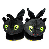 Babuchas O Pantuflas De Chimuelo Negro Adulto