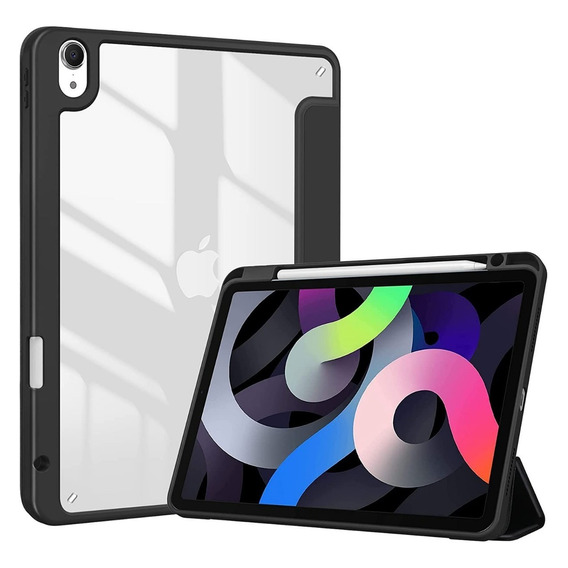 Funda Para iPad Air 10.9 5a 4a Gen Ranura Pencil Traslúcido