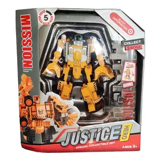 Robot Transformers Maquina Justice Hero Juguete Navidad