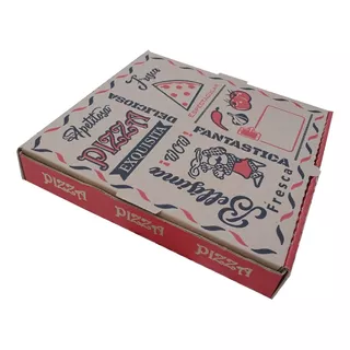 100 Cajas De Pizza En Carton  22cm - Unidad a $1267