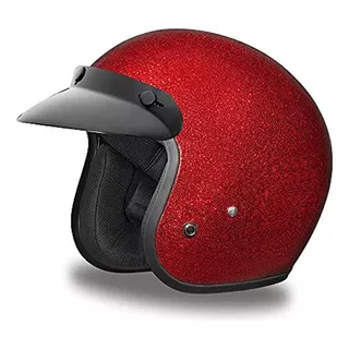 Daytona Helmets 3/4 Shell Casco De Motocicleta De Cara Ab
