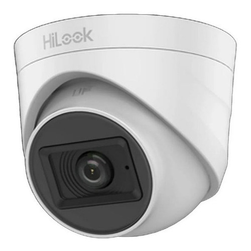 Camara De Seguridad Domo Hilook 1080p Microfono Incorporado Color Blanco