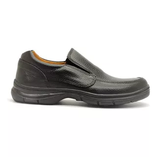 Zapatos Horma Grande Hombre  Elastico Cuero Vacuno Febo 5303