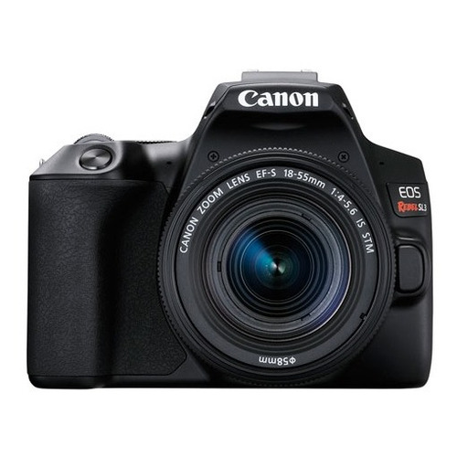 Combo 55, Canon Eos Rebel Sl3 18-55mm + Sd 64gb, Maletin Color Negro