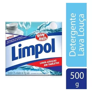 Detergente Limpol Tablete Tradicional Em Caixa 25 Un
