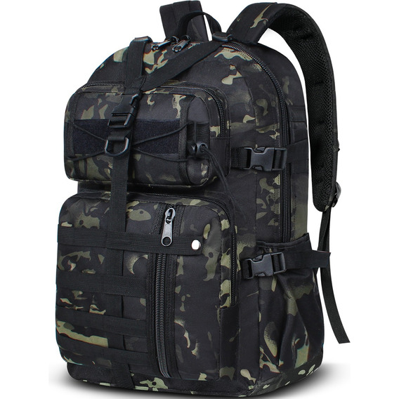 Mochila Táctica Trekking Outdoor 40l Molle Impermeable