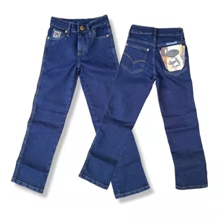 Calca Jeans Tradicional Infantil Lycra 1014 Estilo Country