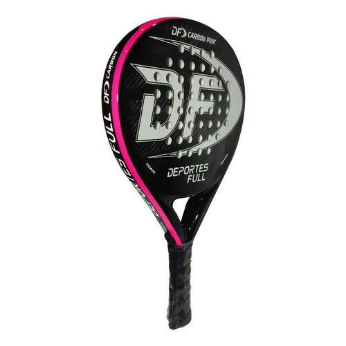 Paleta De Padel Modelo Df Pink + Carbono + !! Color Rosa