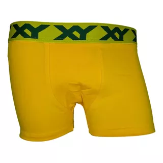 Boxer Xy Liso 1387 Algodon Lycra X Unidad Color A Eleccion 