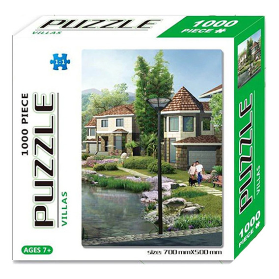 Puzzle Rompecabezas Villa Familiar 1000 Piezas Cksur0589