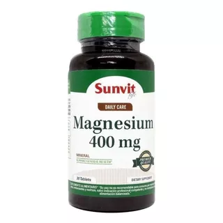 Magnesium 400 Mg (30 Tabs) Sunvit Life