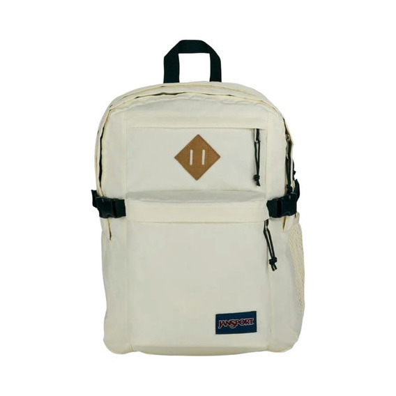 Mochila Jansport Main Campus Azul Escolar Casual Laptop Color Beige Diseño De La Tela Liso