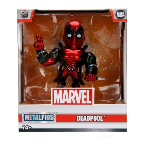 Deadpool Clasico Figura Accion Marvel Metalfigs Die Cast