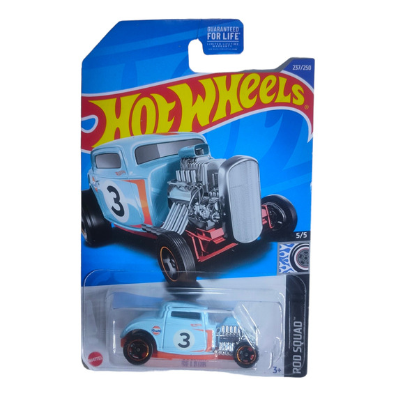 Hot Wheels Coleccion 32 Ford Gulf Hot Rod Squad