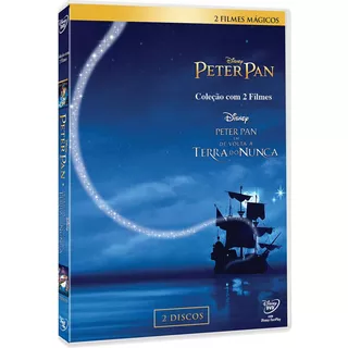 Dvd Disney Duplo Coleção Peter Pan