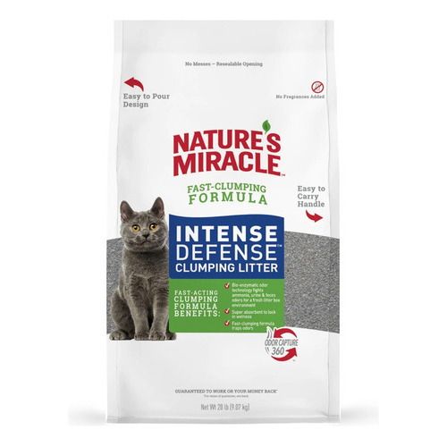 Piedras Sanitarias Natures Miracle 9kg - Higiene Felina x 9kg de peso neto