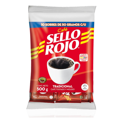 Cafe Sello Rojo Fuerte Paquete X 10 So - kg