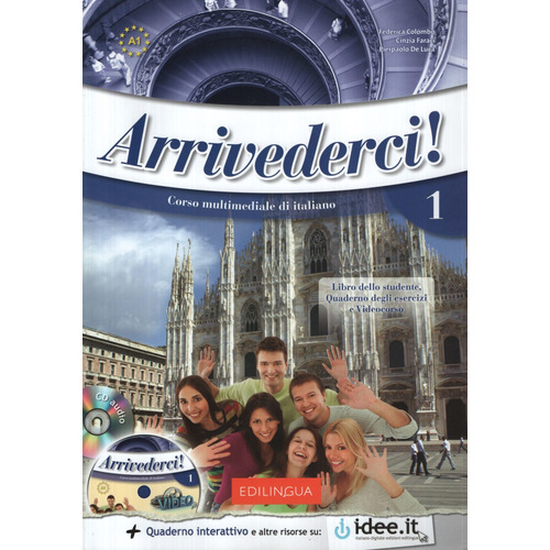 Arrivederci 1 - Libro Dello Studente, de Faraci, Cinzia. Editorial Edilingua, tapa blanda en italiano, 2011