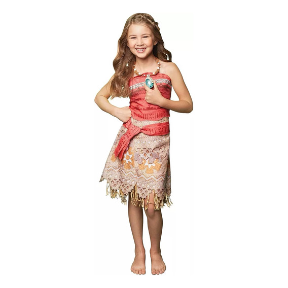 Disfraz De Moana Disney Princesa  Marca Jakks Pacific