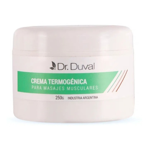 Crema Termogénica Para Masajes Musculares X 250 Gr Dr. Duval