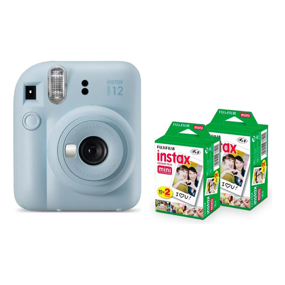 Camara Fuji Instax Mini 12 Polaroid Selfie + Rollo 40 Fotos*