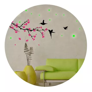 Vinilos Decorativos P/ Pared C/ Stickers Fosforescentes