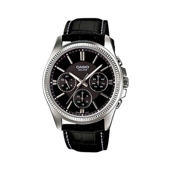 Reloj Para Hombre Casio Mtp1375l-1avdf Negro